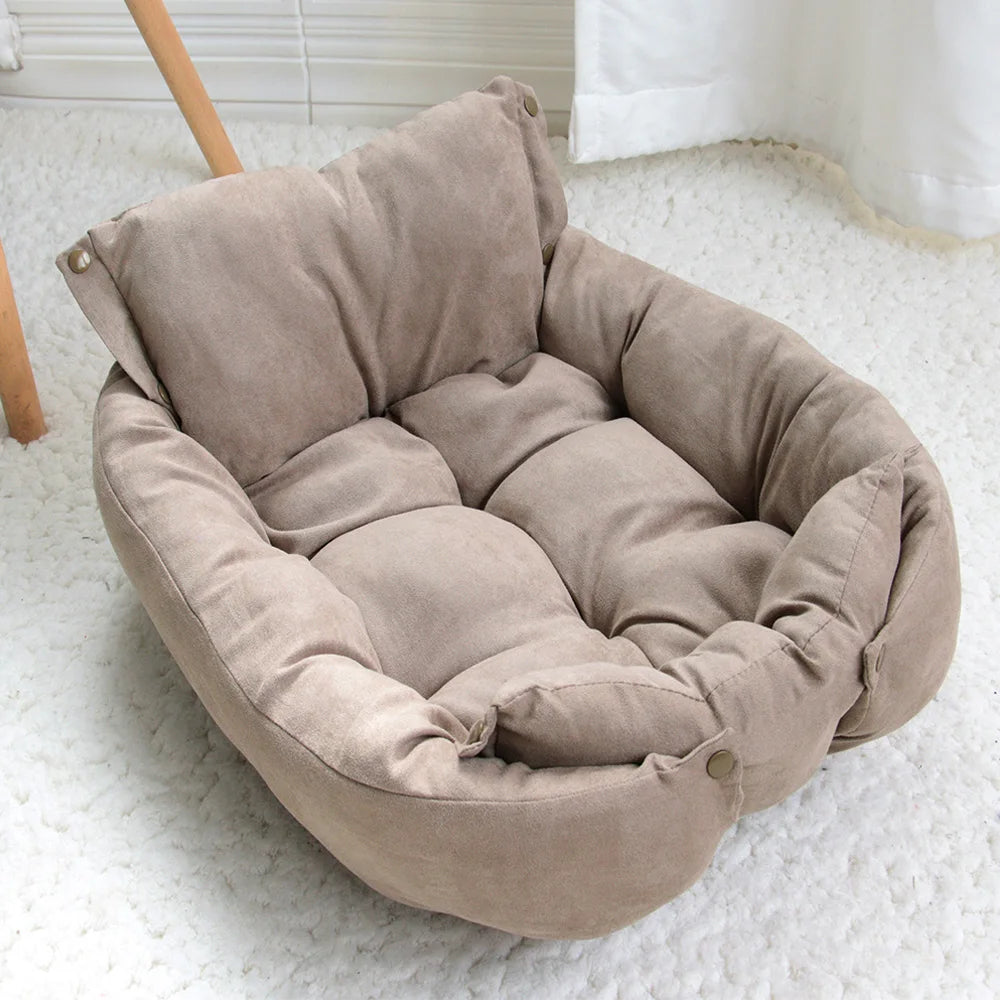 3 in 1 Pet Bed Mat - Removable Cover Warm Sofa Nest