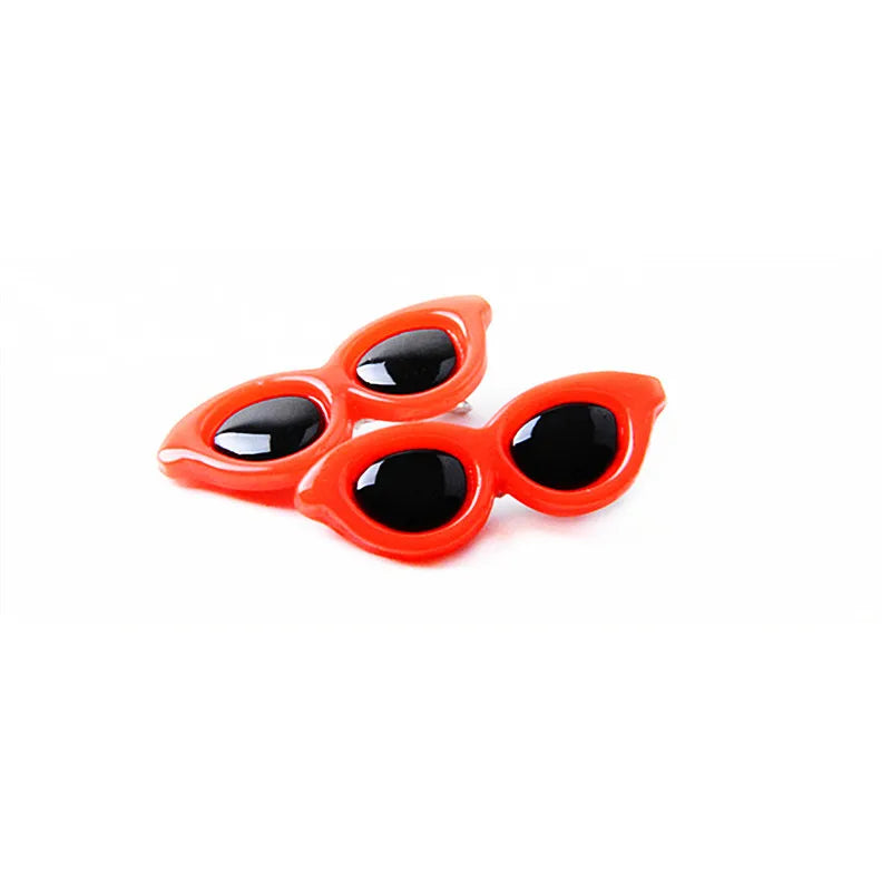 Heart Sunglasses Pet Hair Clip - Cute Bow Accent for Small Pets