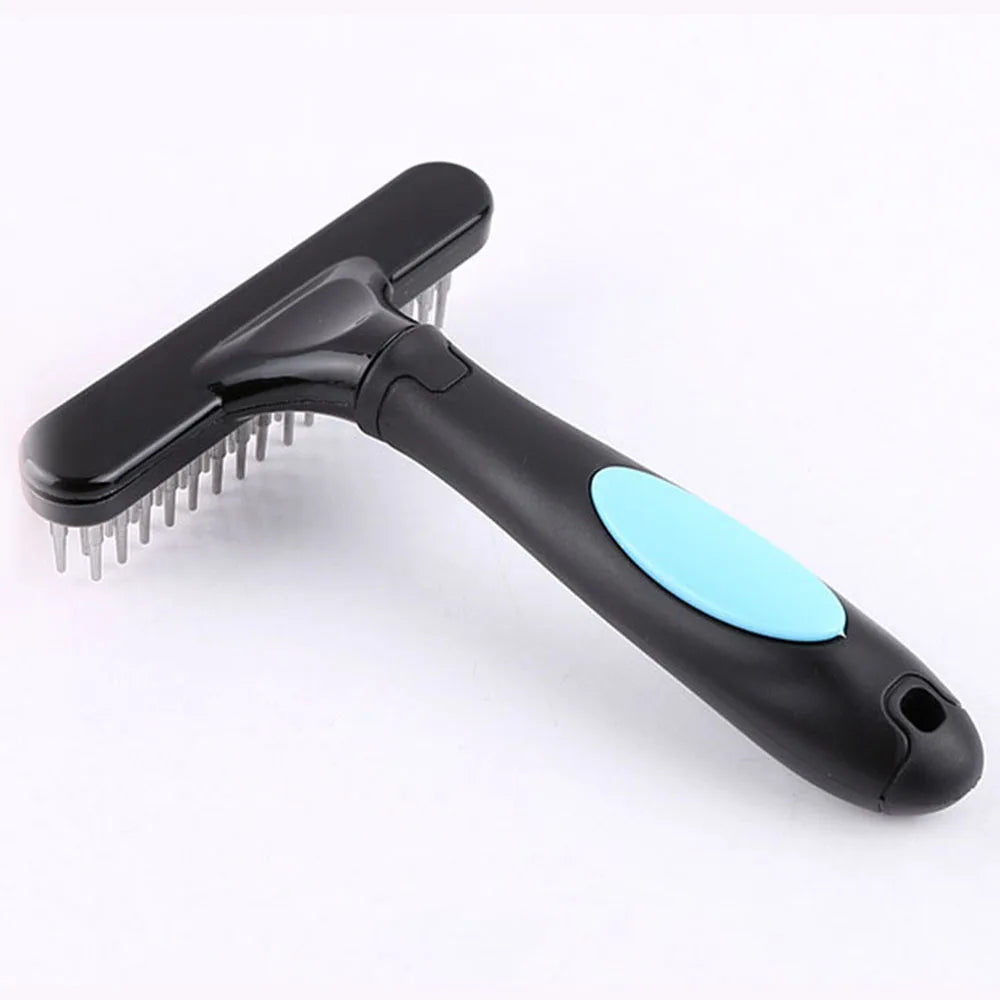 Stainless Steel Undercoat Rake for Dogs & Cats - Deshedding Grooming Brush