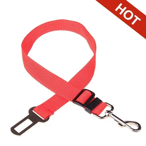 Adjustable Pet Car Seat Belt - Safety Clip Lead for Dogs & Cats