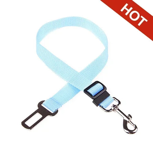Adjustable Pet Car Seat Belt - Safety Clip Lead for Dogs & Cats