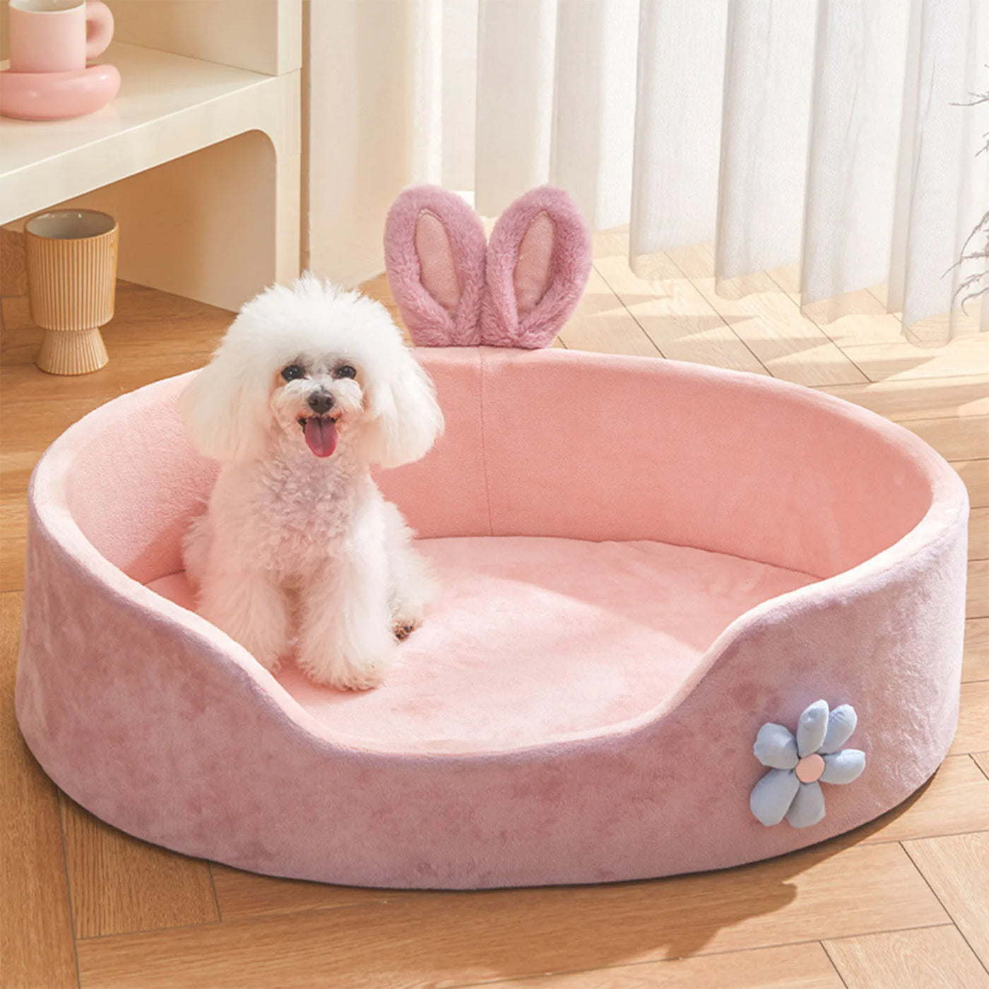 Detachable Washable Pet Bed - Soft Four-Season Sleeping Mat
