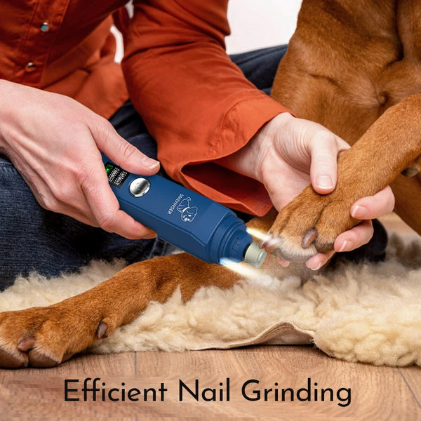 Electric Pet Nail Grinder - Low Noise Paw Trimmer for Dogs & Cats
