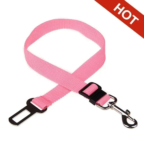 Adjustable Pet Car Seat Belt - Safety Clip Lead for Dogs & Cats