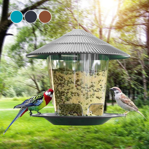 Hanging Peanut Bird Feeder - Multi-Hole Outdoor Seed Dispenser