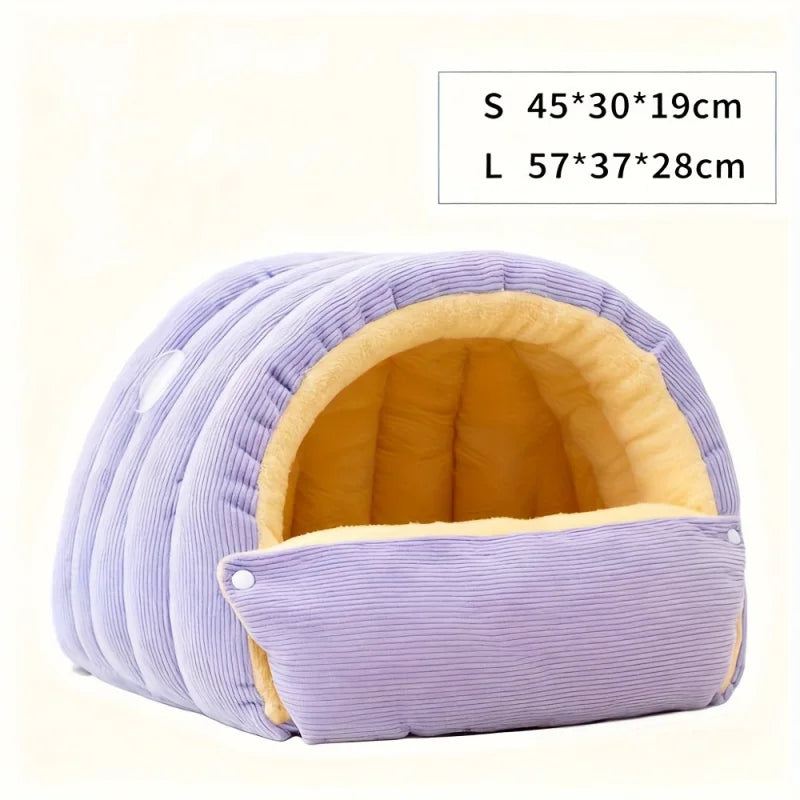 Warm Cat Cave House - Thick Plush Sleeping Nest