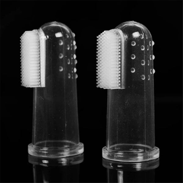 Soft Pet Finger Toothbrush - Dog and Cat Dental Cleaning Brush
